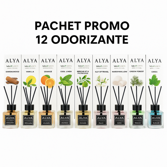 PACHET PROMO 10+2 Odorizante ALYA – Arome mixte 120 ml