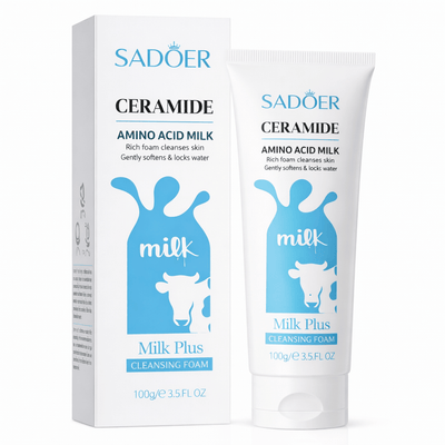 GEL DE CURĂȚARE FACIALĂ CU LAPTE SADOER SD88524 100g - produse demachiante si curatare | VrajaDulce