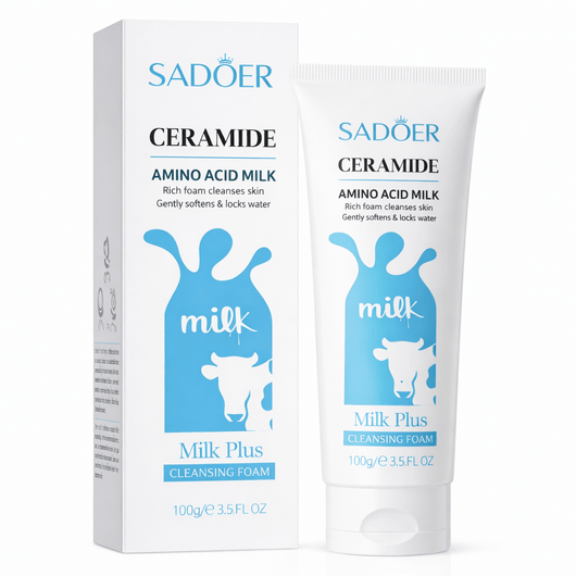 GEL DE CURĂȚARE FACIALĂ CU LAPTE SADOER SD88524 100g - produse demachiante si curatare | VrajaDulce