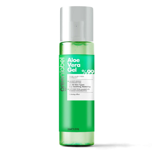 Greenlabel Aloe Vera Gel 99% Natural – Hidratare, Calm și Regenerare pentru Față și Corp | 200ml - | VrajaDulce