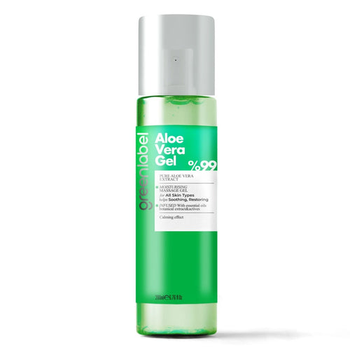 Greenlabel Aloe Vera Gel 99% Natural – Hidratare, Calm și Regenerare pentru Față și Corp | 200ml