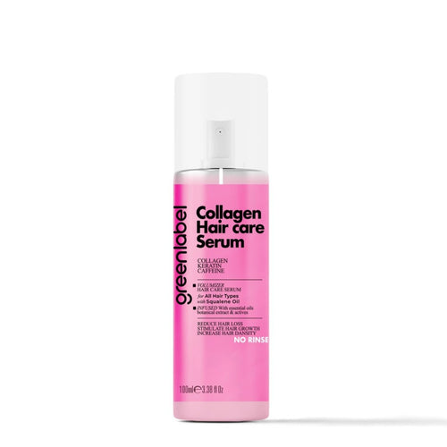 Greenlabel Ser Regenerator pentru Păr – Cu Colagen, Keratină și Apă de Trandafiri | 100 ml - | VrajaDulce