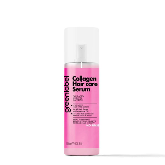 Greenlabel Ser Regenerator pentru Păr – Cu Colagen, Keratină și Apă de Trandafiri | 100 ml - | VrajaDulce