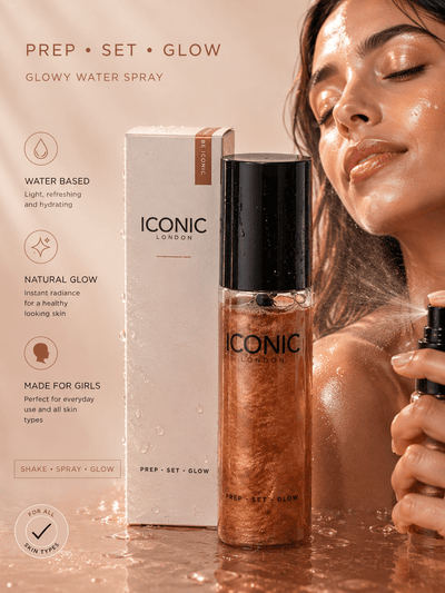 ICONIC London - Glowy Water Mist, Amber 120ml - Ingrijirea Tenului | VrajaDulce