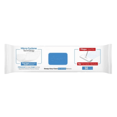 Lavete Umede Pardoseli SLEEPY EASY CLEAN Bleach Additive – 50 Buc - Servetele Umede | VrajaDulce