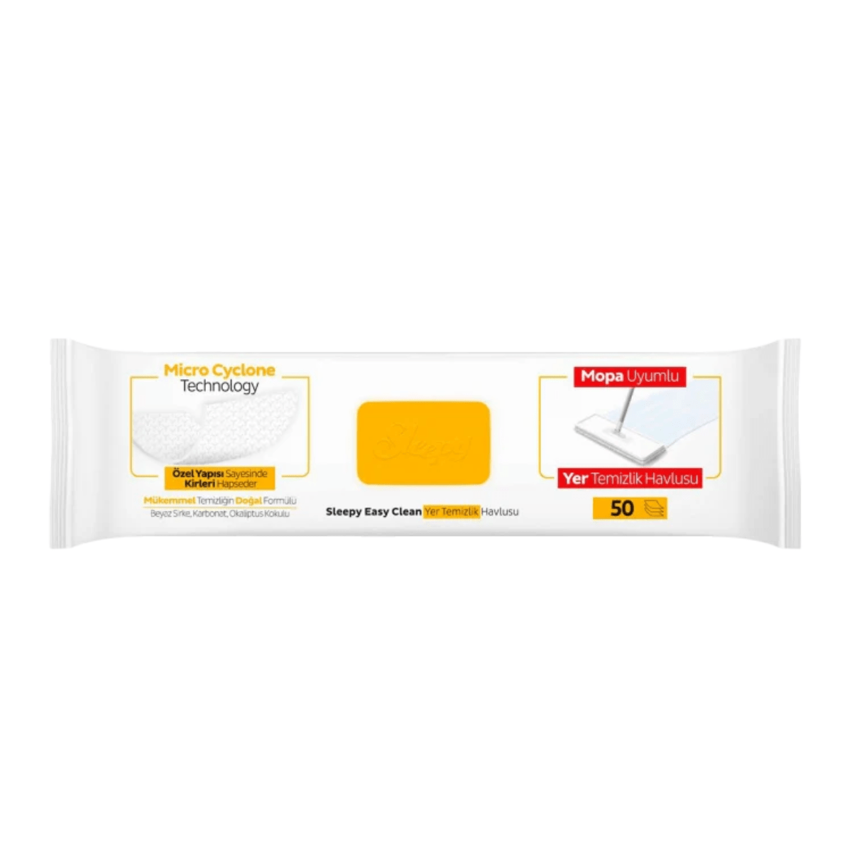 Lavete Umede Pardoseli SLEEPY EASY CLEAN Herbal Soap – 50 Buc - Servetele Umede | VrajaDulce