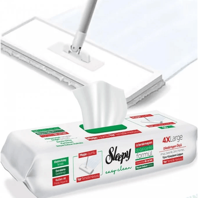 Lavete Umede Pardoseli SLEEPY EASY CLEAN White Soap – 50 Buc - Servetele Umede | VrajaDulce