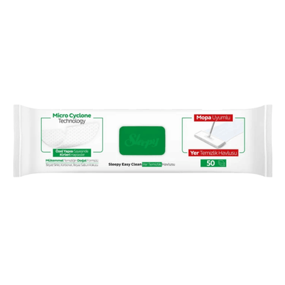 Lavete Umede Pardoseli SLEEPY EASY CLEAN White Soap – 50 Buc - Servetele Umede | VrajaDulce