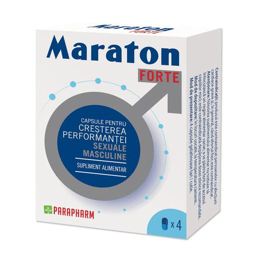 Maraton Forte 4 capsule – Supliment pentru Energie și Vitalitate - | VrajaDulce