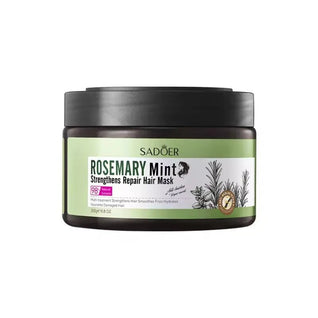 Mască de Păr cu Rozmarin și Mentă SADOER 250g – Reparare și Hidratare Intensivă
