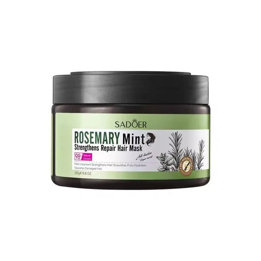 Mască de Păr cu Rozmarin și Mentă SADOER 250g – Reparare și Hidratare Intensivă - Masca | VrajaDulce
