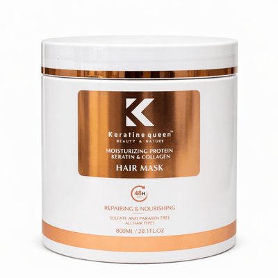 Masca de păr Keratin Queen cu Keratină și Colagen 800ml - Masca de par | VrajaDulce