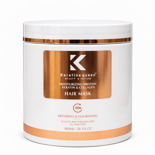 Masca de păr Keratin Queen cu Keratină și Colagen 800ml - Masca de par | VrajaDulce