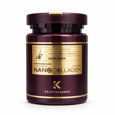 Masca de păr Keratin Queen Nano Collagen 800ml - Masca de par | VrajaDulce