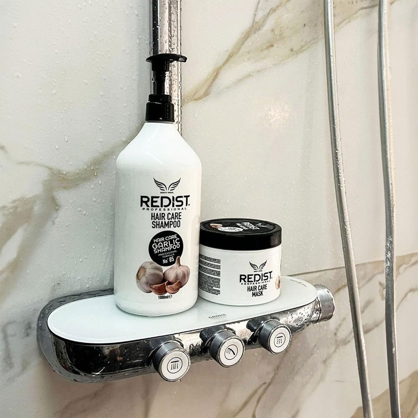 Masca Redist Usturoi 475ml – Fortifiere si Regenerare Par - Masca | VrajaDulce