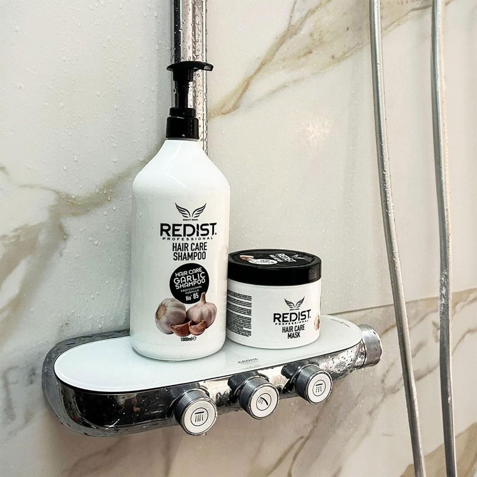 Masca Redist Usturoi 475ml – Fortifiere si Regenerare Par - Masca | VrajaDulce