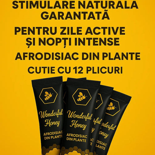 Miere Afro Wonderful Honey – 1 Cutie x 12 Plicuri