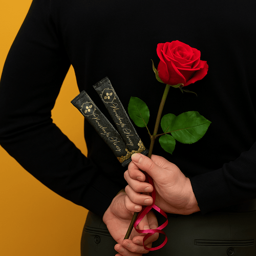 Set de Magiun si Miere Wonderful Honey , 240 g+ 12 plic