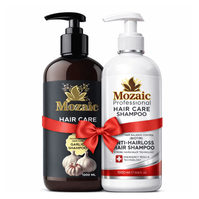 Mozaic Hair Defense Duo – Șampon cu Usturoi + Șampon Anti - Cădere 1000ml - Sampon | VrajaDulce