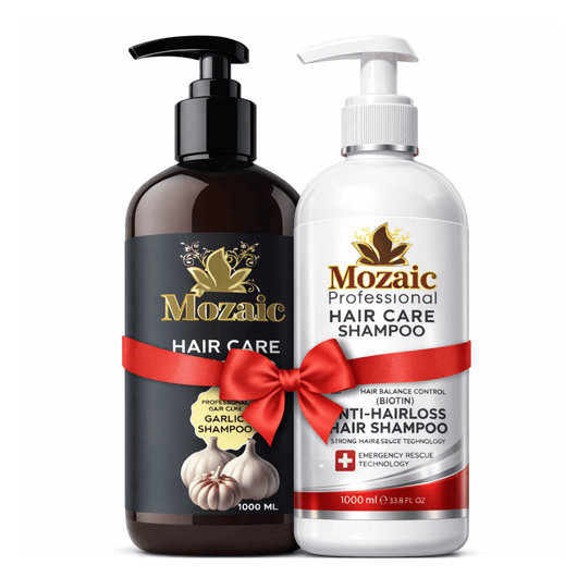 Mozaic Hair Defense Duo – Șampon cu Usturoi + Șampon Anti - Cădere 1000ml - Sampon | VrajaDulce