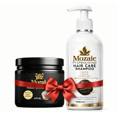 Mozaic Total Care Duo – Mască cu Usturoi + Șampon 12 în 1 Expert - Pachet promo îngrijire păr | VrajaDulce