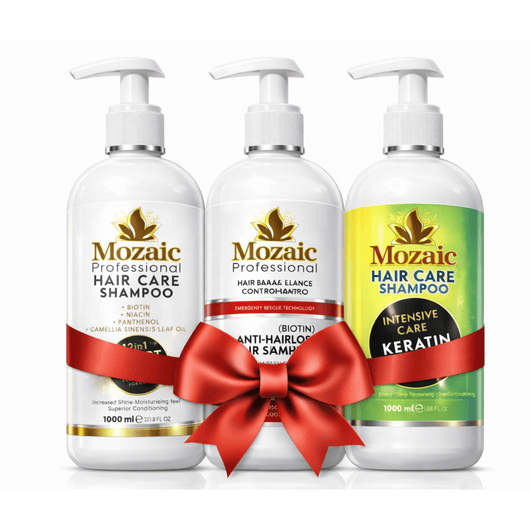 Mozaic Ultimate Care Trio – Keratin Complex + Biotină + 12 în 1 Expert - Pachet promo îngrijire păr | VrajaDulce