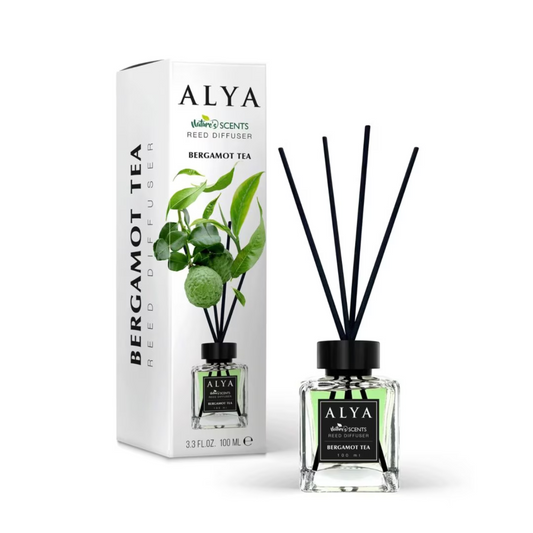 Odorizant de cameră cu bețișoare ALYA – Ceai de Bergamotă 120 ml