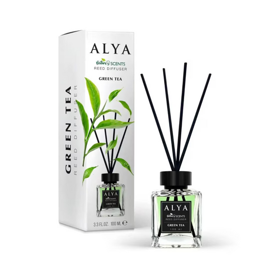 Odorizant de cameră cu bețișoare ALYA – Green Tea 120 ml