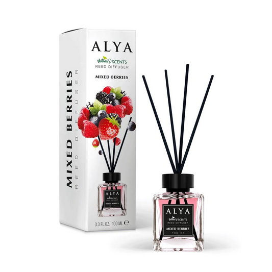 Odorizant de cameră cu bețișoare ALYA – Fructe de pădure 120 ml
