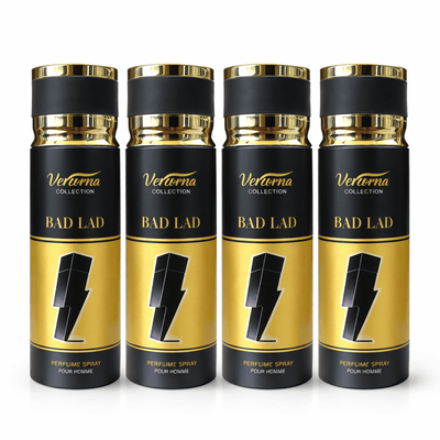 Pachet 4x Body Mist Bad Lad Verona Collection 200ml – Parfum Masculin Intens & Seducător - | VrajaDulce