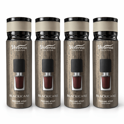 Pachet 4x Body Mist Black Jacamo Verona Collection 200ml – Parfum Bărbați Elegant & Misterios - | VrajaDulce
