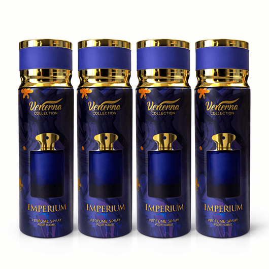 Pachet 4x Body Mist Imperium Verona Collection 200ml – Parfum Masculin Elegant & Luxury - | VrajaDulce
