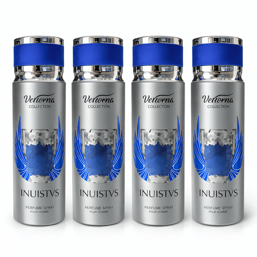 Pachet 4x Body Mist Inuistvs Verona Collection 200ml – Parfum Masculin Fresh & Sport - | VrajaDulce