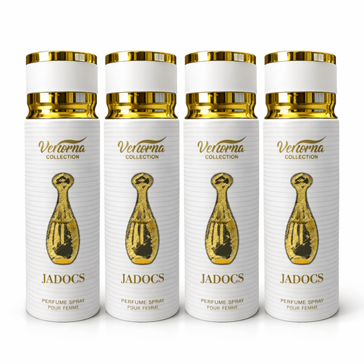 Pachet 4x Body Mist Jadocs Verona Collection 200ml – Parfum Elegant Floral pentru Femei - | VrajaDulce