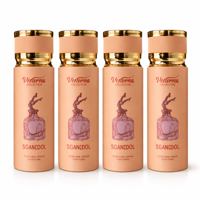 Pachet 4x Body Mist Sganodol Femme Verona Collection 250ml – Parfum Dulce & Elegant pentru Femei - | VrajaDulce