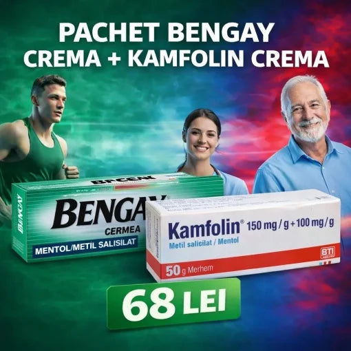 Pachet BENGAY Crema si Kamfolin Crema