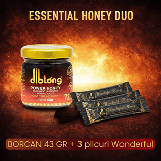 Pachet Esential Diblong 43g + 3 Plicuri Wonderful Honey – Energie & Vitalitate