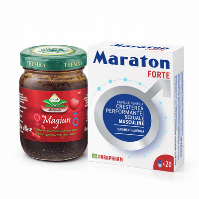 Pachet ForțaDulce – Maraton Forte 20 Capsule + Themra 43g - | VrajaDulce