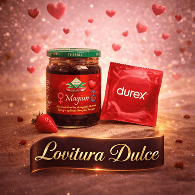 Pachet LovituraDulce – Miere Themra 240g + Durex Feel Thin - | VrajaDulce