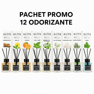 PROMÓCIÓS CSOMAG 10+2 ALYA légfrissítő – Vegyes ízek 120 ml