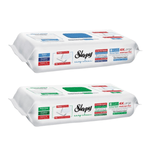 PACHET PROMO – 2× Lavete Umede Pardoseli SLEEPY EASY CLEAN (Bleach Additive + White Soap), 50 buc - Servetele Umede | VrajaDulce