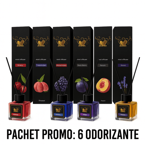 Pachet Promo Mozaic – 6 Odorizante de Cameră Arome Mixte (Random)