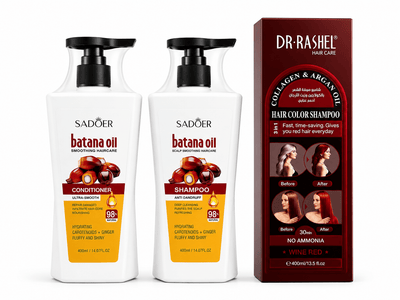 Pachet Promo Red Batana Care – Wine Red Shampoo + Șampon & Balsam Batana - | VrajaDulce