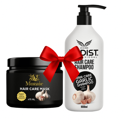 Pachet Promo Redist & Mozaic – Șampon Redist 1000ml + Mască Mozaic Usturoi 475ml - Sampon | VrajaDulce