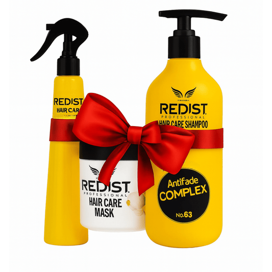 Pachet Promo Redist – Șampon AntiFade 1000ml + Mască Usturoi 475ml + Balsam Miracle Oils 400ml - Pachet promo îngrijire păr | VrajaDulce