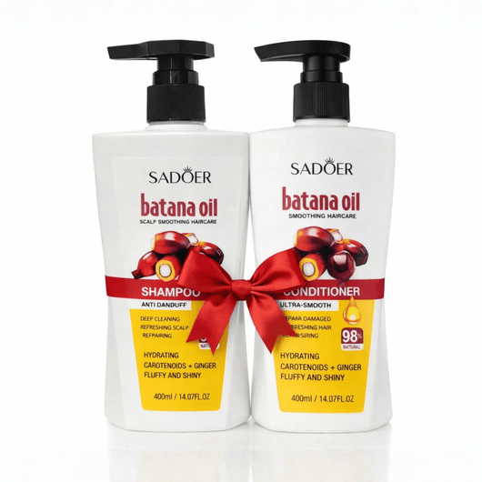 Pachet Promo SADOER Batana Oil – Șampon + Balsam 400ml - Pachet promo îngrijire păr | VrajaDulce