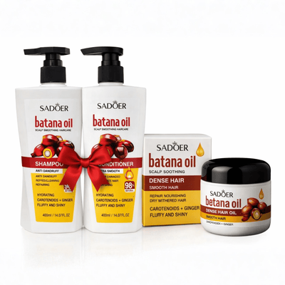 Pachet Promo SADOER Batana Oil – Șampon + Balsam + Ulei - | VrajaDulce