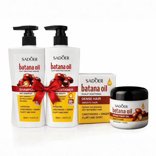 Pachet Promo SADOER Batana Oil – Șampon + Balsam + Ulei - | VrajaDulce
