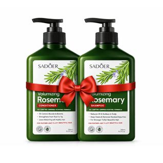 Pachet Promo SADOER Rozmarin – Șampon + Balsam pentru Volum & Fortifiere (500ml + 500ml)