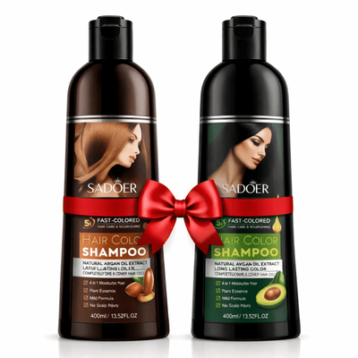Pachet Promo SADOER Șampoane Nuanțatoare – Negru + Maro (2×400ml) - sa | VrajaDulce
